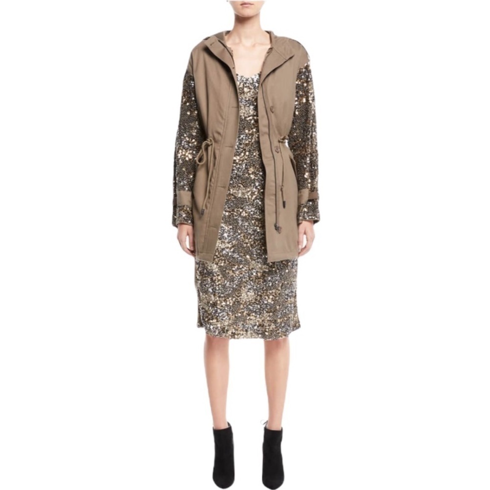 Joie Sequin Embellished Statement Sequin Sleeve A… - image 4